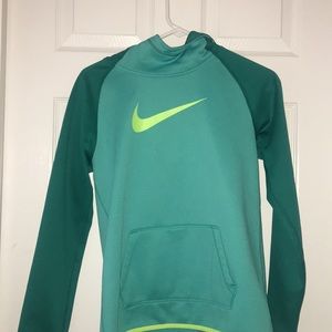 Green Nike sweatshirt